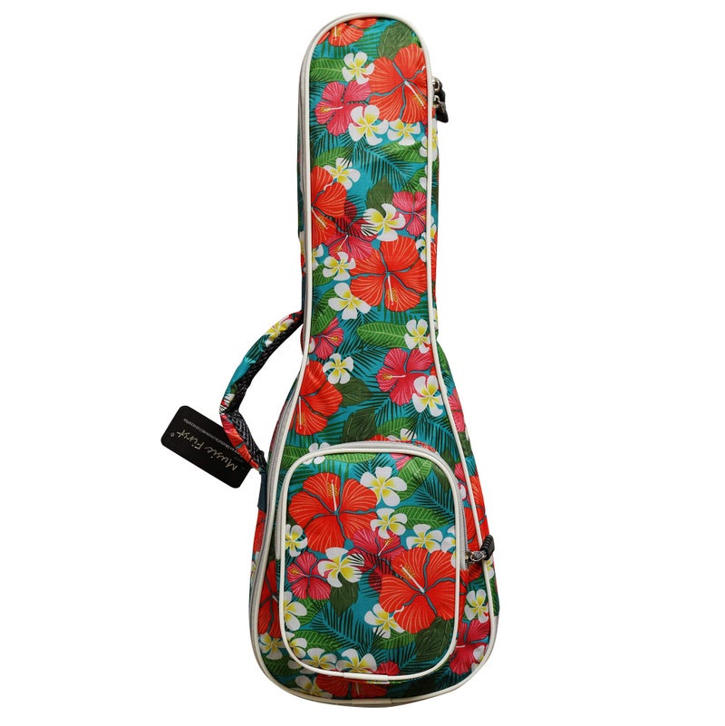 MUSIC FIRST Original Design Nylon Tropical Flower ukulele case ukulele bag ukulele cover, New Arrial! (Fit for 23~24 inch Concert Ukulele) - Image 1